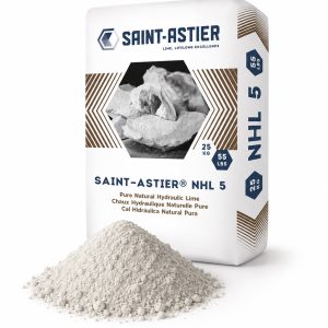 Zak Saint-Astier NHL 5 met grauwwitte hydraulische kalk