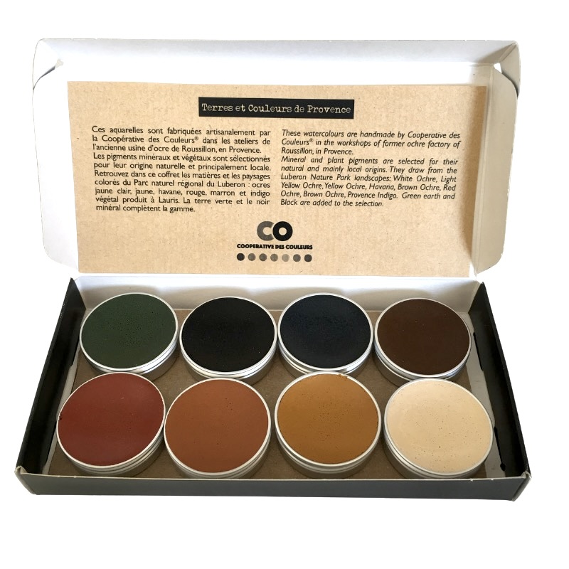 handgemaakte aquarellen – Aardetinten en Kleuren uit de Provence