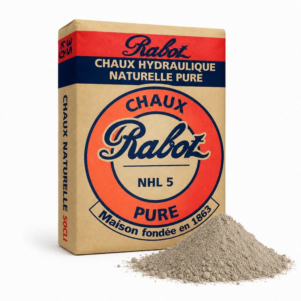 Zak Socli Chaux Rabot NHL 5 met grijsbeige hydraulische kalk