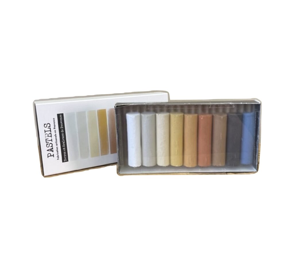 Set handgemaakte pastelkrijtjes