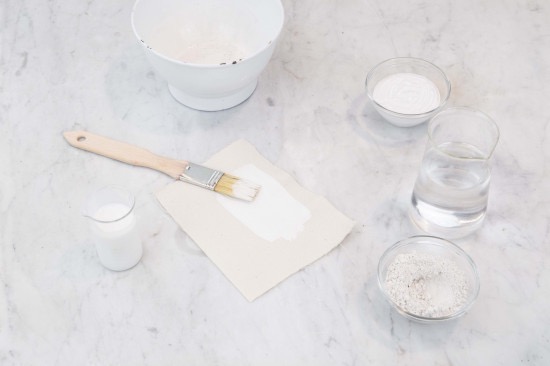 Krijtverf met Blanc de Meudon
