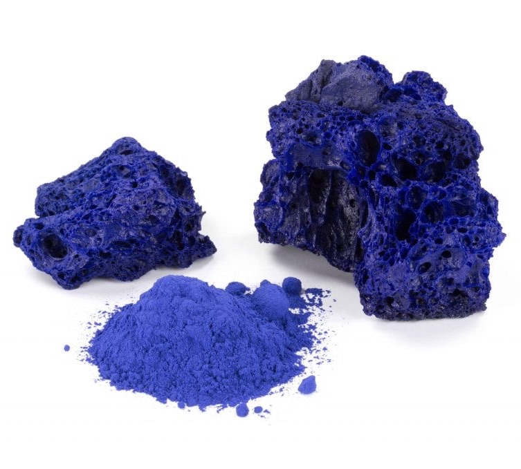 Smalt blauw pigment