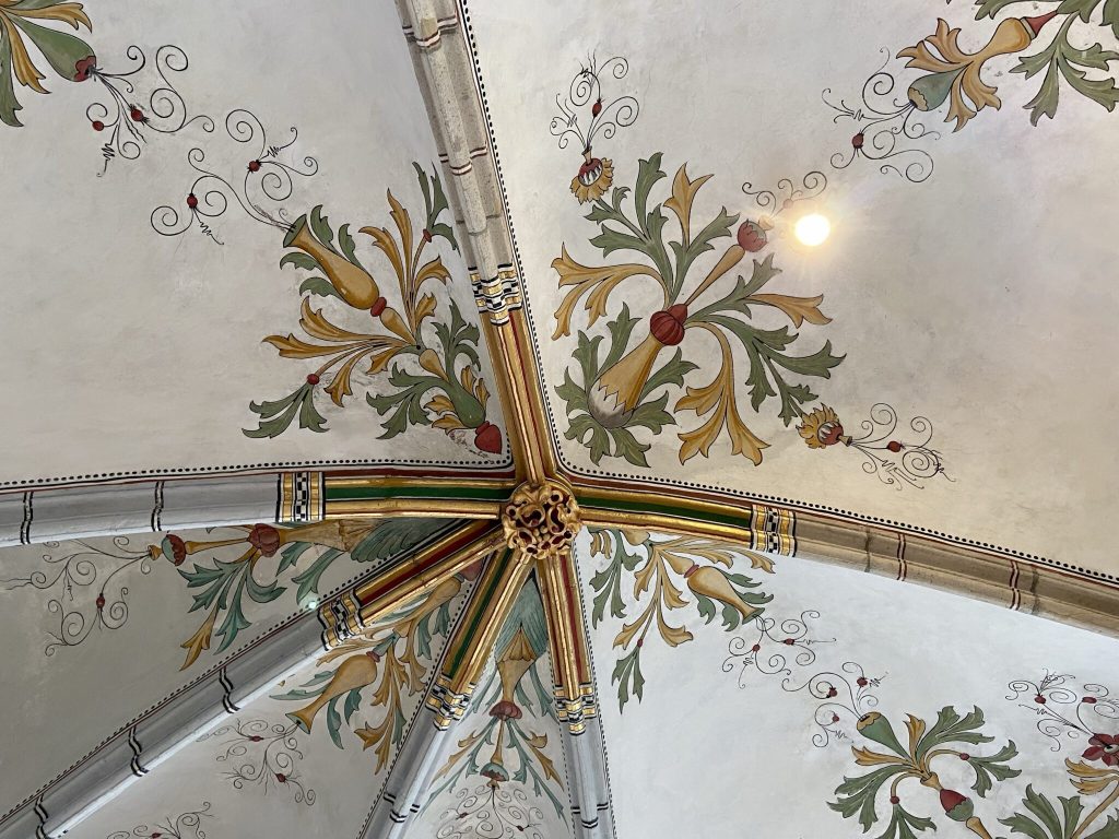 Detail muurschilderingen Grote Kerk Zwolle