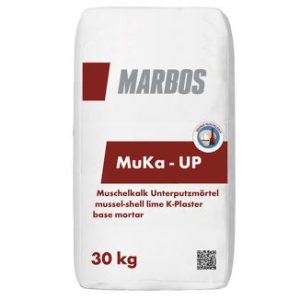 MuKa UP schelpkalk onderpleistermortel voor kalkpleistersystemen
