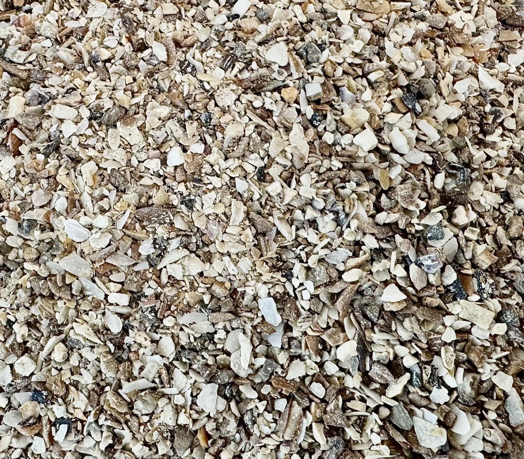 Fijn Gewassen Schelpengruis 1–2,5 mm voor Kalkmortel, Voegwerk en Pleisterwerk