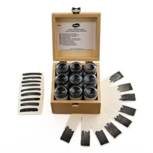 Zwarte pigmenten assortiment