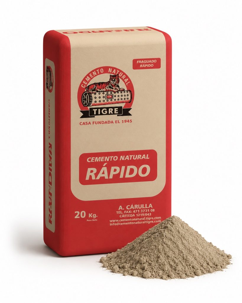 Tigre Natural Cement natuurlijk snelcement voor restauratie